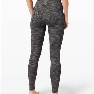 Lululemon Gray Wunder Under High-Rise Tight 28" 10